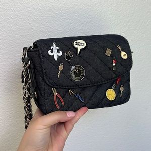 Jean & Pinned Mini Crossbody Bag